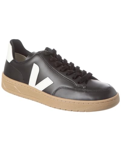 Veja V-12 Leather Women's Classy Leather Logo Low Sneker Trainers