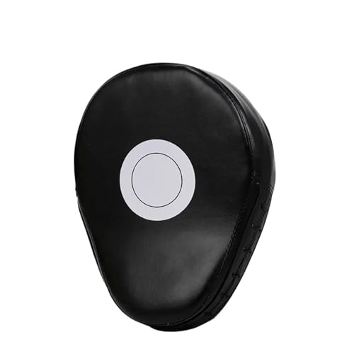 XIUsheUA Guantes Focus Guantes de Kick Boxing con Almohadilla, Bolsa Golpe, Entrenamiento Muay PU(Black A 1PC)