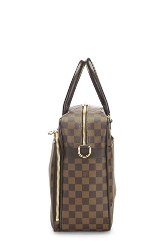 Pre-Loved Damier Ebene Icare Briefcase, Brown3