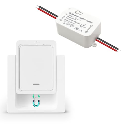 Tedeligo Kit Interrupteur Sans Fil 433 MHz