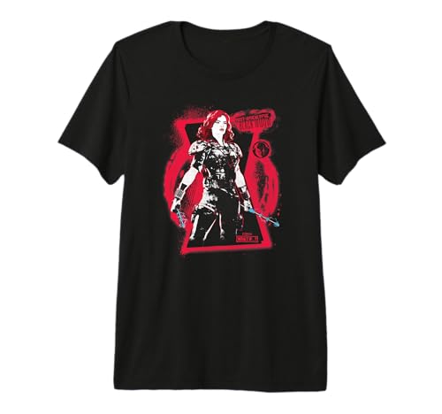 T-shirt Premium Marvel What If Black Widow en coton de qualité supérieure