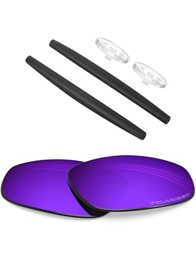 Image of BLAZERBUCK Anti-salt Polarized Replacement Lenses & Sock Kit for Oakley Whisker OO4141 Sunglass