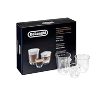 Amazon Produktbild: De'Longhi 5513296671 DLSC302 Delonghi Fancy Box Thermogläser, aus Glas, 1 liters