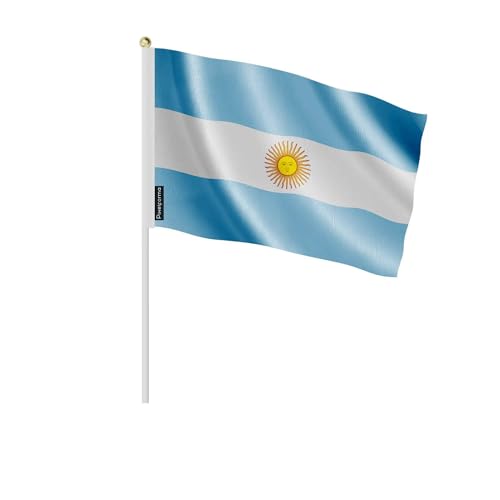 Drapeau Argentine en lot de 100 pièces au format 30x45cm pour supporters