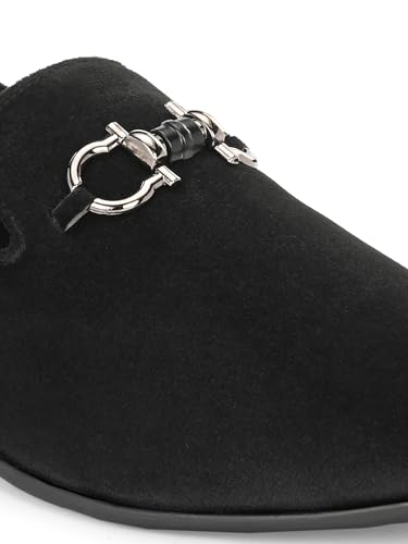 Image of San Frissco Horsebit Formal Loafers Velvet Upper Cushioned Footbed|Comfortable Fashionable Stylish Flexible for Men
