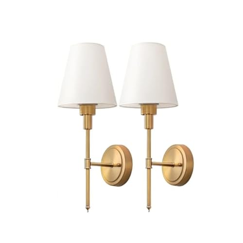 Aplique de pared con pilas juego de 2 luces recargables de 15 colores de 24.6 pulgadas