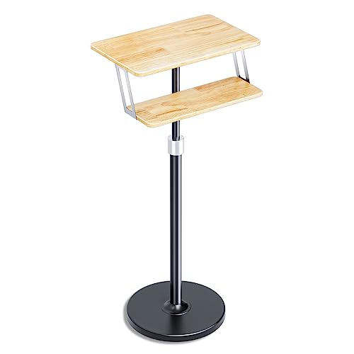 Support de projecteur et d'écran de bureau réglable avec châssis renforcé stable