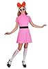 Party City Blossom Costume for Women - Powerpuff Girls Costume Includes Miniskirt Dress, Socks, Headband, & Glasses - Costumes for Halloween, Birthday Parties, & Themed Events Multi #1