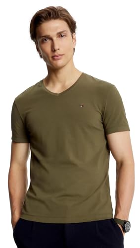 Tommy Hilfiger Men's Slim Fit V-Neck T-Shirt