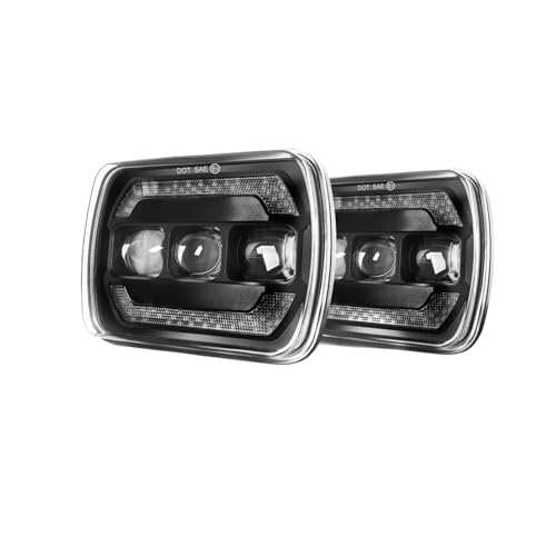 Phares de stock 5x7 LED 12V 24V pour remplacer vos feux avants auto GMC usés 280W