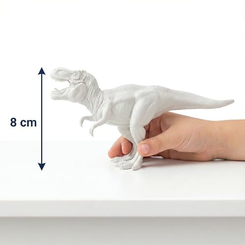 Image of Unscroo DIY 3D Model Painting Kits - Dinosaurs, Ice Age Animals & Unicorns - 3D Printed Art & Craft Hobby Gift for Kids, Teens & Adults - Return Gift Sets (T-Rex Single)