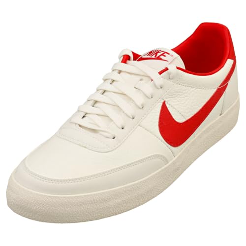 Nike Killshot 2 Leather Men's Shoes (HQ1657-100, Sail/White/University Red) Size 10.5