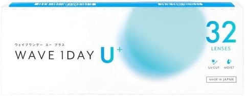 （05:00時点） 【32枚入り 1箱】SEED社製国産 1dayコンタクトレンズ WAVEワンデー ユー プラス 【BC】8.8 【PWR】-7.00 クリア