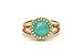 Glamorous Gemstone Rings for Women - 10mm Round Amazonite Ring with 14K Rose Gold-filled Ring Band - Sizes 3-12.5 - Ring Rose Gold for Every Occasion - Handmade