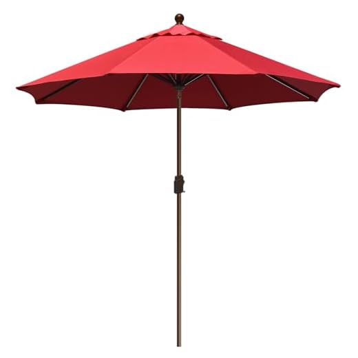 Non-Fading 9Ft Market Umbrella for Outdoors