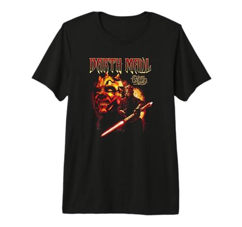 T-shirt Star Wars Classic Dark Maul anti-déformation qui ne décolore pas au lavage