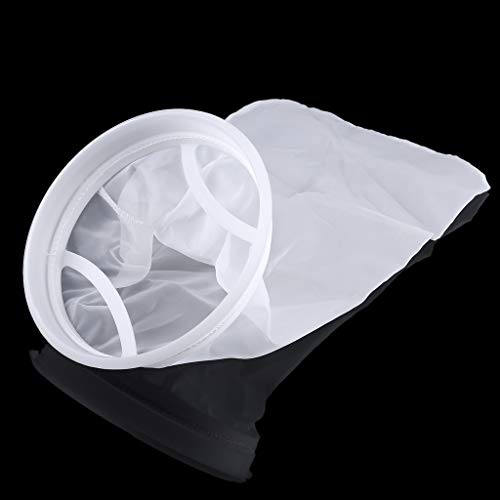 Image of Filter Socks for Extra Fine Mesh 7 Inch By 17 Inch Long Premium Aquarium Nylon Filter Bags with Rings