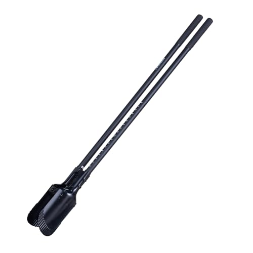 VEVOR Pelle à trous de poteau robuste, avec manche en fibre de verre, pelle croisée pour trous de...