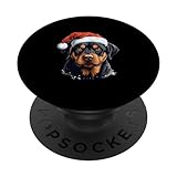 Photo Gallery rottweiler dog wearing a christmas hat. cane di natale popsockets popgrip intercambiabile Photo Gallery rottweiler dog wearing a christmas hat. cane di natale popsockets popgrip intercambiabile