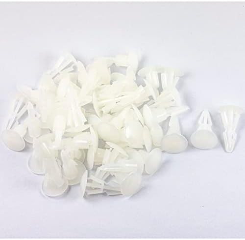 PCB Standoff Spacer Support PCB Isolation Column Locking Circuit Boards Nylon Round Header Insulation Bracket Support Height 5mm /0.2" (Pack of 50pcs)