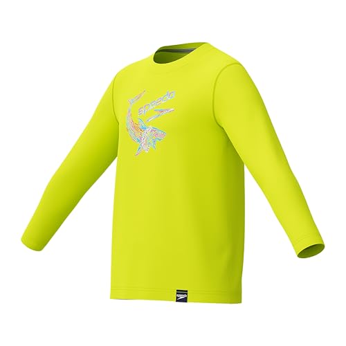 Speedo Boy's Uv Swim Shirt Long Sleeve Tee Graphic2