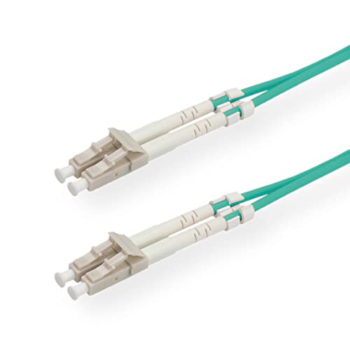 ROLINE LWL-Kabel 50/125µm OM3, LC/LC, türkis, 3 m