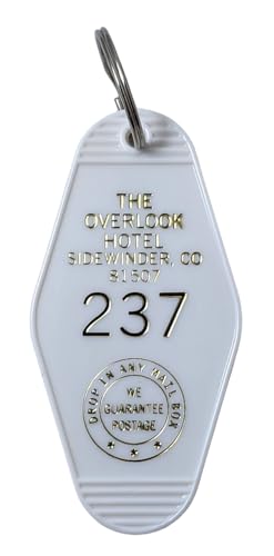 The Overlook Hotel Inspired Key Tag in Gold and White