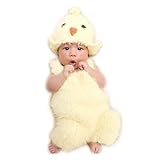 Vomdrok Newborn Photography Props Outfits Cute Chick Clothes Infant Baby Boy Girl Photoshoot Costume Fits 0-3 Months