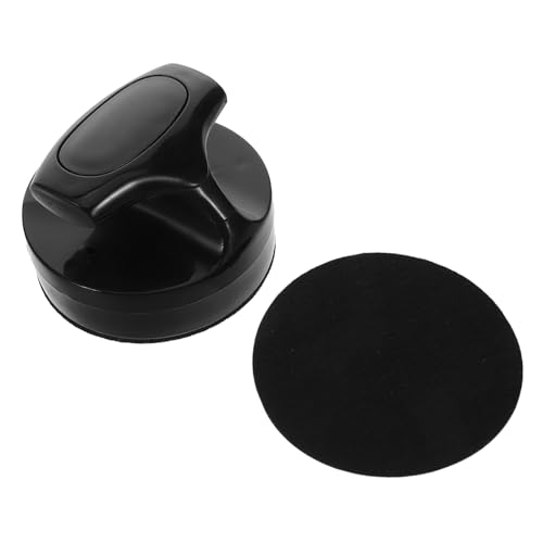 TOYANDONA Air Hockey Pusher Lint Pads Self-Adhesive Lint Replacement Patches Compatible Standard Air Hockey Tables for Smooth Gameplay