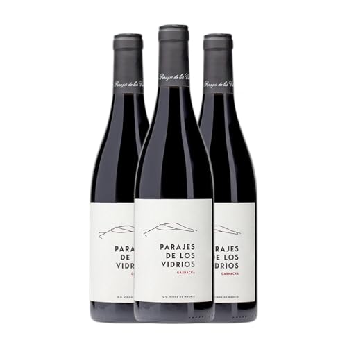 Parajes de Los Vidrios Garnacha Vinos de Madrid 75 cl Vino tinto (Caja de 3 Botellas de 75 cl)
