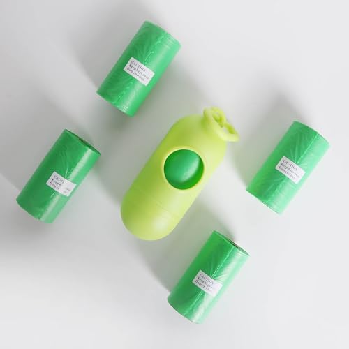 Image of Biodegradable PET Waste POOP Bags with Dispenser