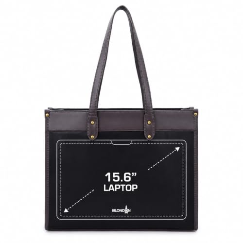 Image of K London Vegan Leather Handbag For Women-Girls | Satchel Bag for Womens | Fit Upto 15 Inch Laptop | Shoulder Bag | Ladies Purse | Tote Bag With Top Double Handle Handbag For Women