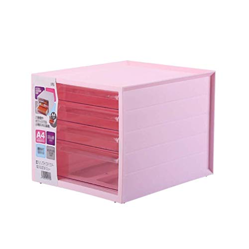 Preisvergleich Produktbild Schreibtischlampe Aktenschrank Hochwertige Hoch transparente Harz Schublade Erdrutsch Spur Klein White Label Verschiedene Speicheraktenschrank Kunststoff (27.5X33.5X25CM) (Color : C1)