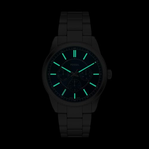 Image of Fossil Men's Watch, Pearson Multifunction Stainless Steel Watch for Men