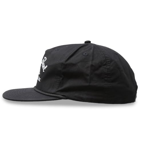Image of WHISKEY BENT HAT CO. The Frio Snapback Rope Hat - Vintage Baseball Cap, Adjustable Outdoor and Trucker Cap, One Size Fits All
