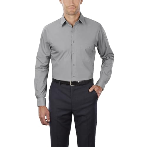 Image of Van Heusen Men's Tall FIT Dress Shirts Poplin