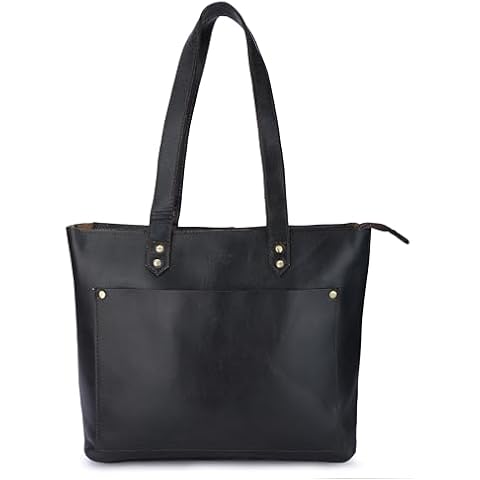 Ajuny Leather Tote Bag for Women Cover