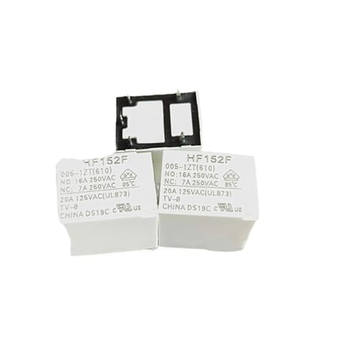 Relais HF152F mini relais de puissance 5V 12V 24V DC pour circuit imprimé