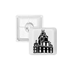 DIYthinker Deutschland Berühmtes Gebäude Architektur PBT Keycaps für Mechanische Tastatur Weiß OEM Keine Markierung drucken