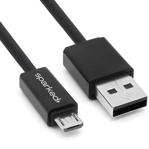 SPARKED Charger Cable Micro USB Charging Lead for Logitech UE Ultimate Ears MEGABOOM 3, WONDERBOOM 1, 2 & 3, BOOM 2 & 3, MEGABLAST, BLAST, ROLL 1 & 2 Wireless Speaker, Replacement Power Supply Wire UK