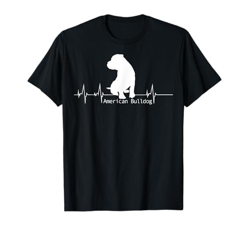 American Bulldog Herzschlag - American Bulldog T-Shirt