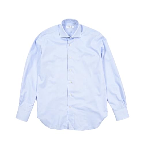 [オリアン] 25-26AW ORIAN Vintage Classic ヴィンテージ クラシック ドレスシャツ ワイシャツ ホリゾンタルカラー 長袖 秋冬 春 コットン 100% ライトブルー [43] [並行輸入品]