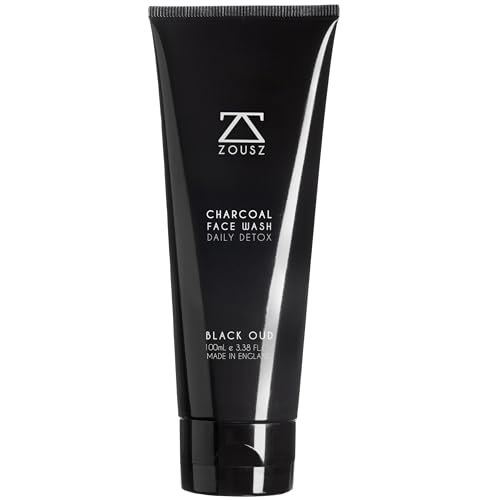Gel Nettoyant Visage Homme au Charbon ZOUSZ 100ml pour tout type de peau