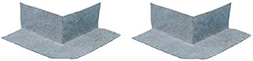 Wedi US5000008 Polyethylene Preformed Waterproofing Membrane Seamless Fleece Laminated Outside Corners 2 Pcs Pack