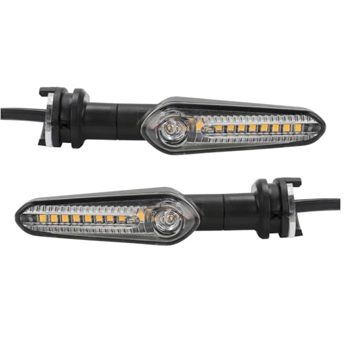 �̂��߂� MT07 Tenere 700 XJ6 FZ6 MT09 ���C�g�����j���O�E�H�[�^�[�����v �C���W�P�[�^�[���C�g �I�[�g�o�C �����w���� �t�����g���A�E�C���J�[(2pcs Regular)