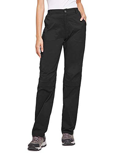 BALEAF Women's Hiking Roll Up Convertable Pants UPF 50 Stretch Outdoor Pants Water