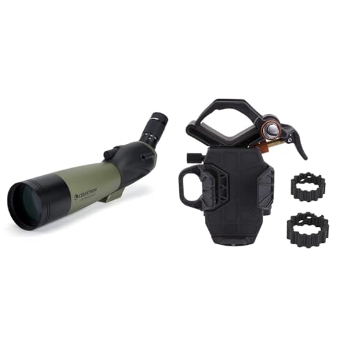 Longue-vue 80 mm Celestron Ultima 45° adaptateur smartphone NexYZ 52250
