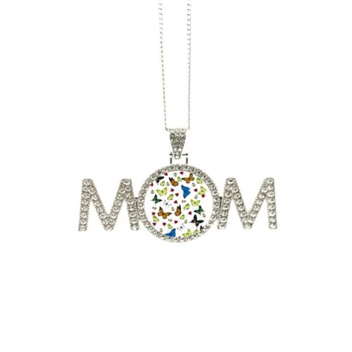 Collier fête des mères pour grand-mère : idée cadeau bijou d'anniversaire maman en taille M