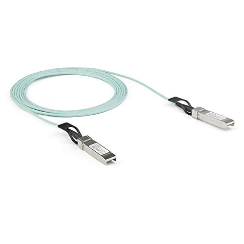 StarTech.com Dell EMC AOC-SFP-10G-5M Compatible 5m/16.4ft 10G SFP+ to SFP+ AOC Cable, 10GbE SFP+ Active Optical Fiber - Image 4
