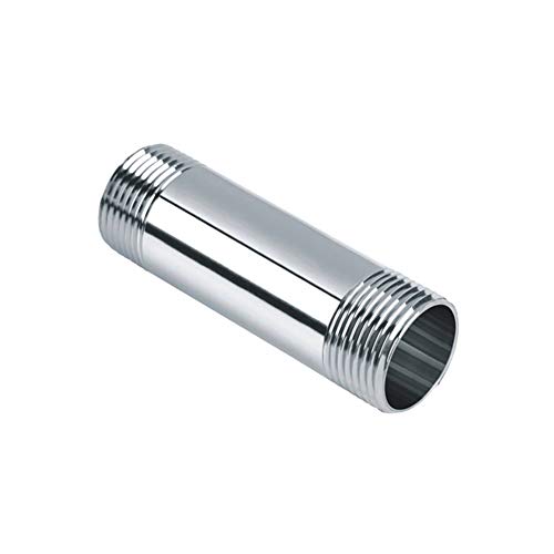 Beduan Stainless Steel Pipe Fittings, 3/4" NPT x 3/4" NPT Male Threaded, 4" Length Nipple Cast Pipe
